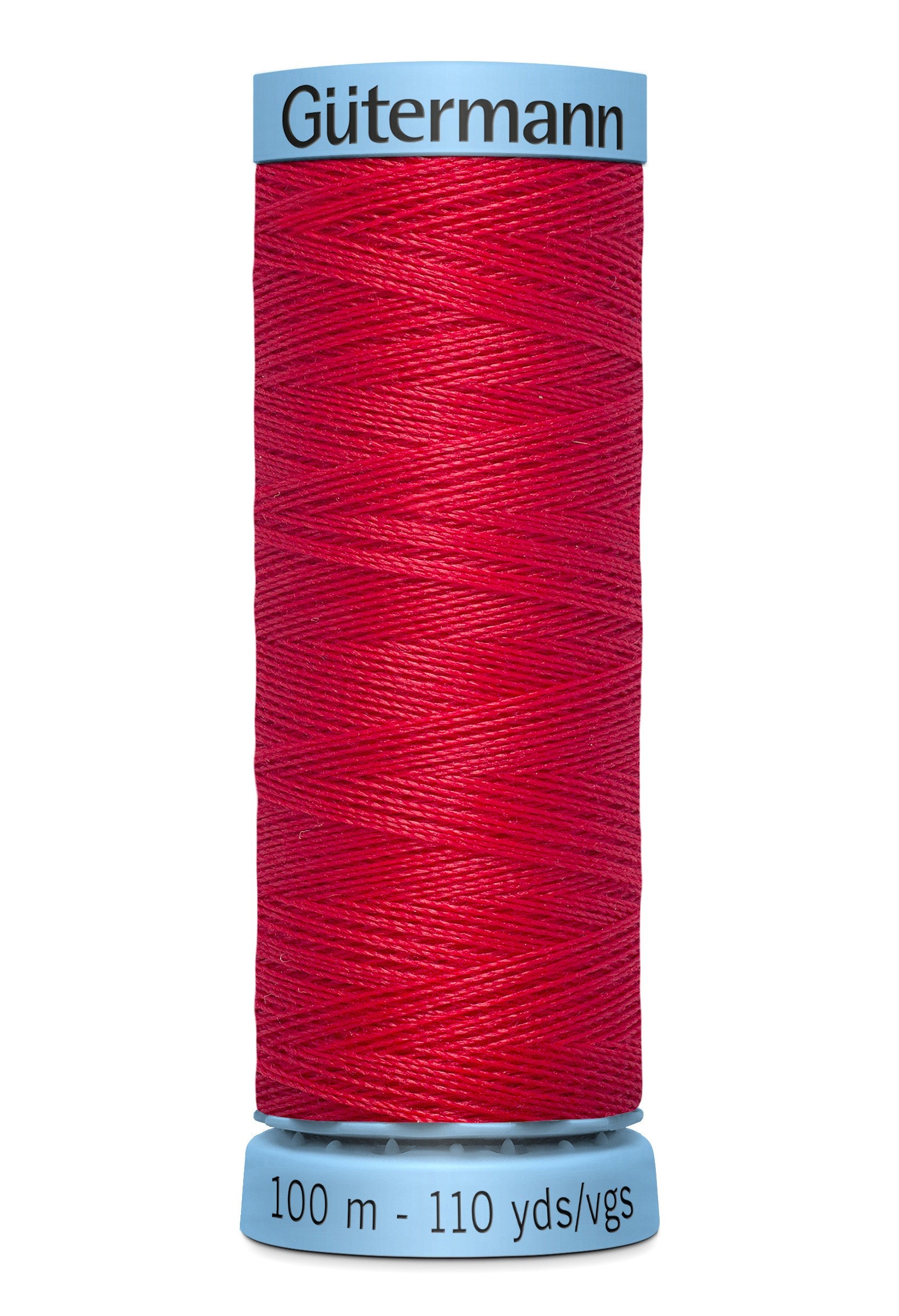 Gutermann 30wt Silk Thread Bright Red #0156 – Red Rock Threads