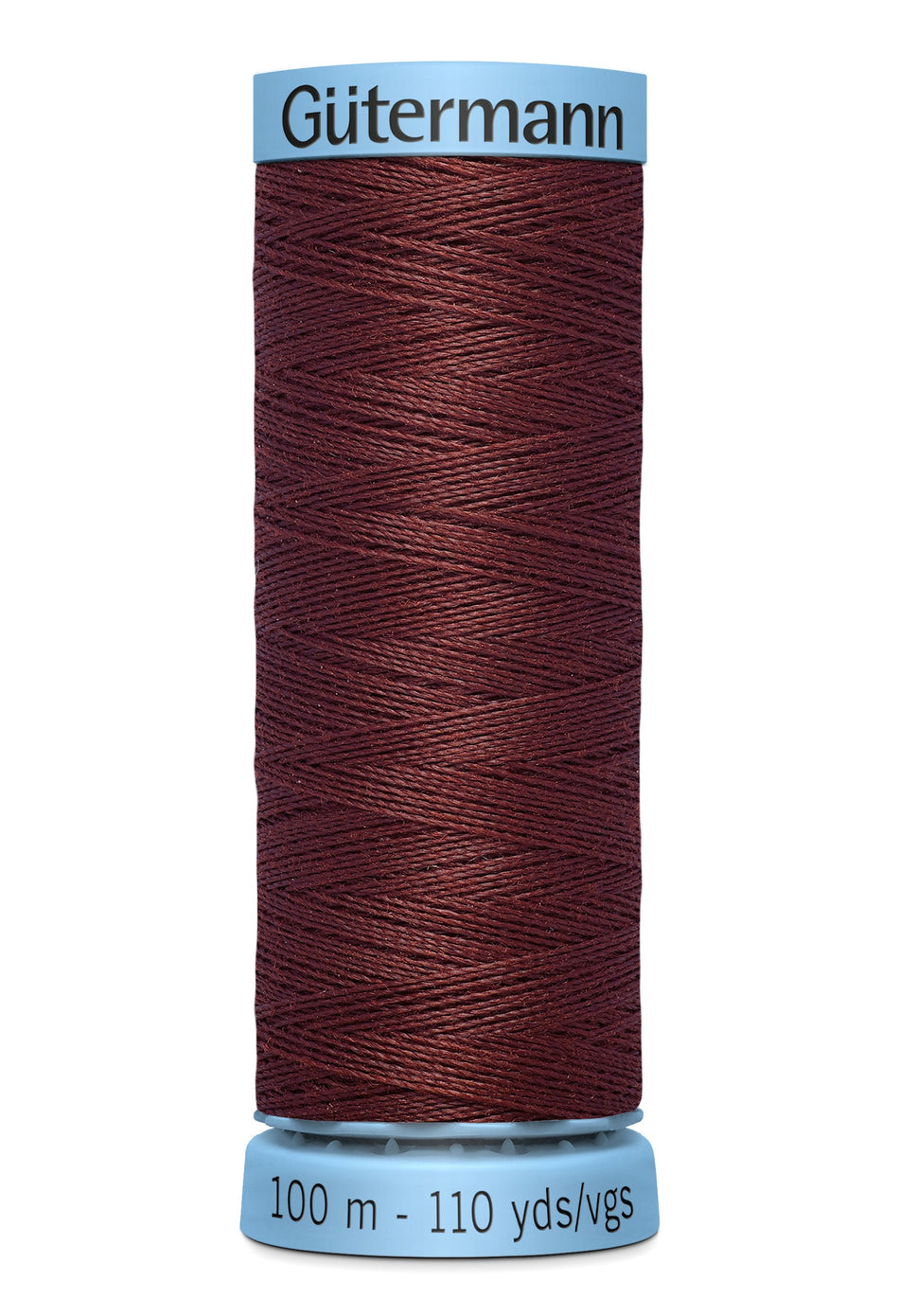 Gutermann 30wt Silk Thread 0174 Mahogany 110yd