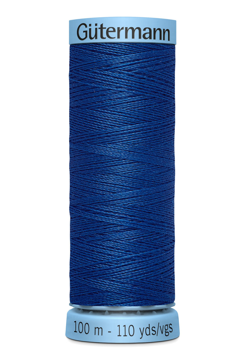 Gutermann 30wt Silk Thread 0214 Cobalt Blue 110yd