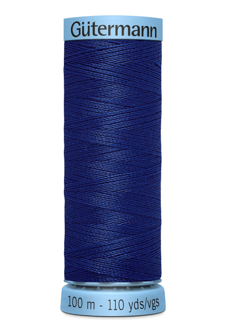 Gutermann 30wt Silk Thread 0232 Royal Blue 110yd