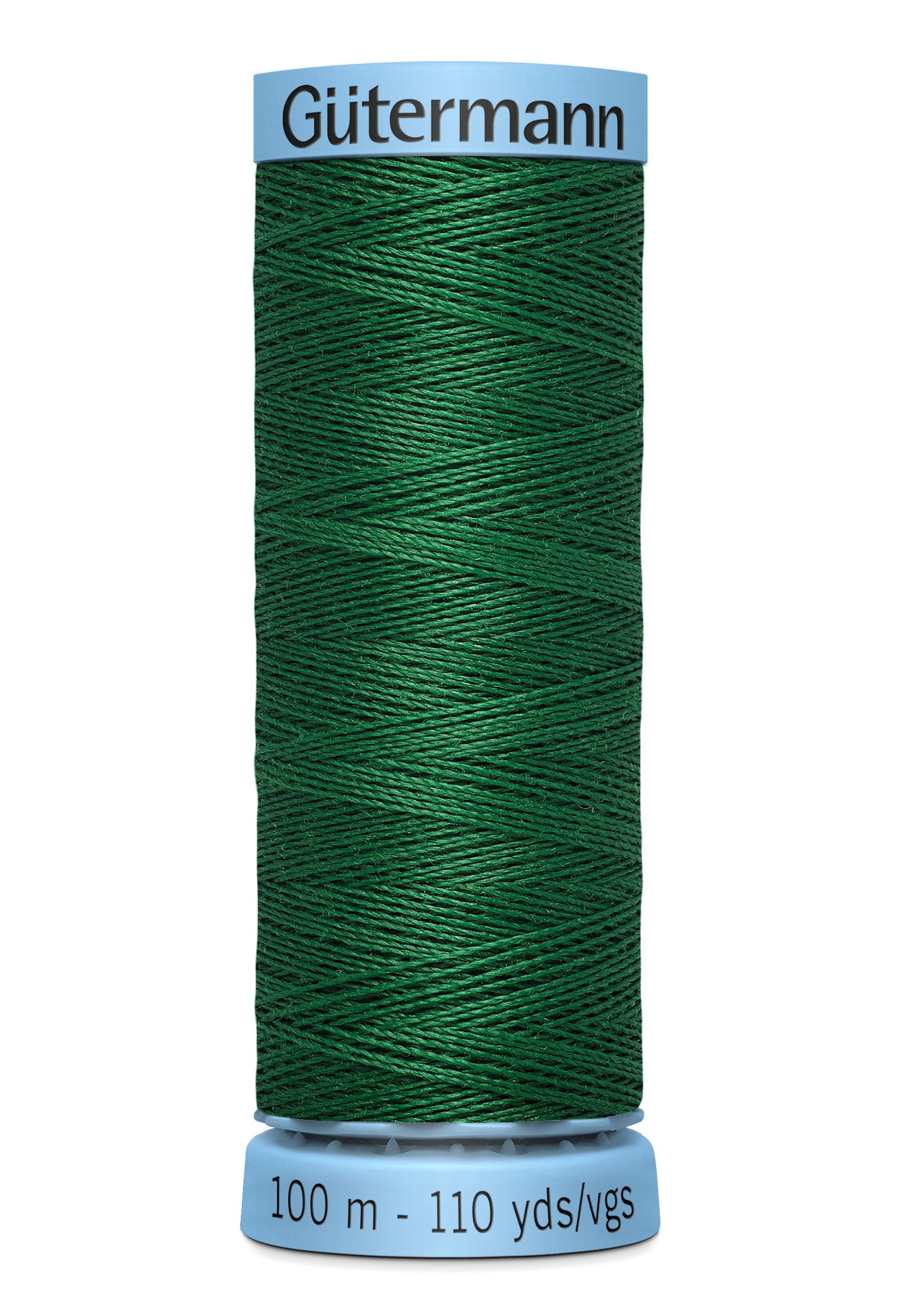 Gutermann 30wt Silk Thread 0237 Green 110yd