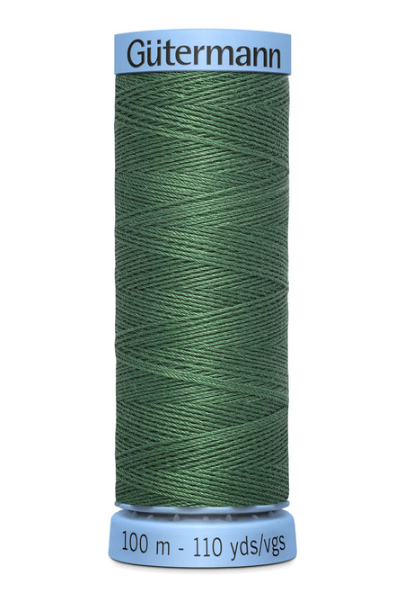 Gutermann 30wt Silk Thread 0238 Emerald 110yd