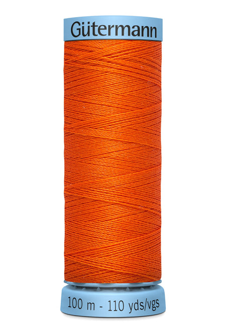 Gutermann 30wt Silk Thread 0351 Pumpkin 110yd