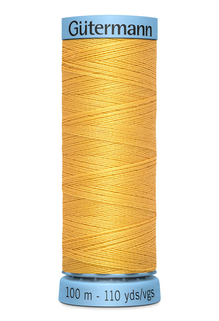 Gutermann 30wt Silk Thread 0416 Golden Rod 110yd