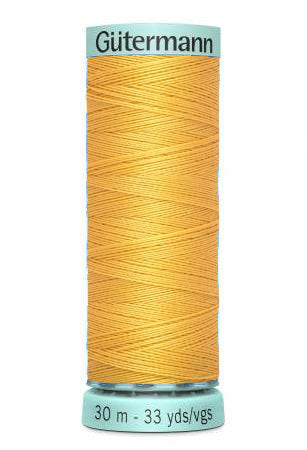 Gutermann 15wt Top Stitch Silk Thread 0416 Golden Rod 30m/33yd