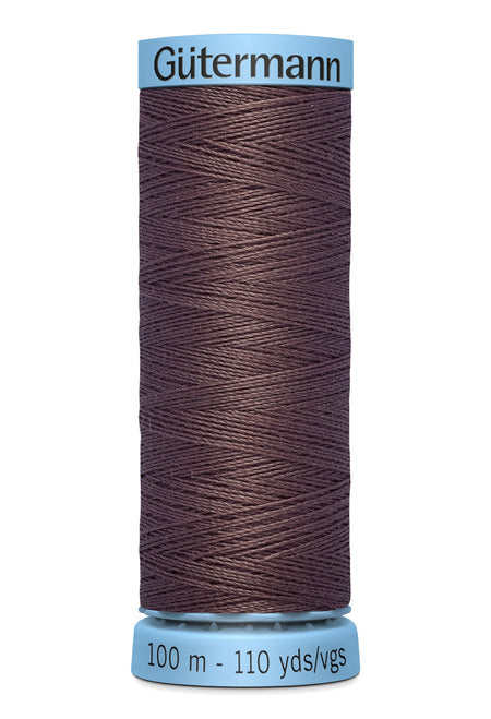 Gutermann 30wt Silk Thread 0423 Mocha 110yd