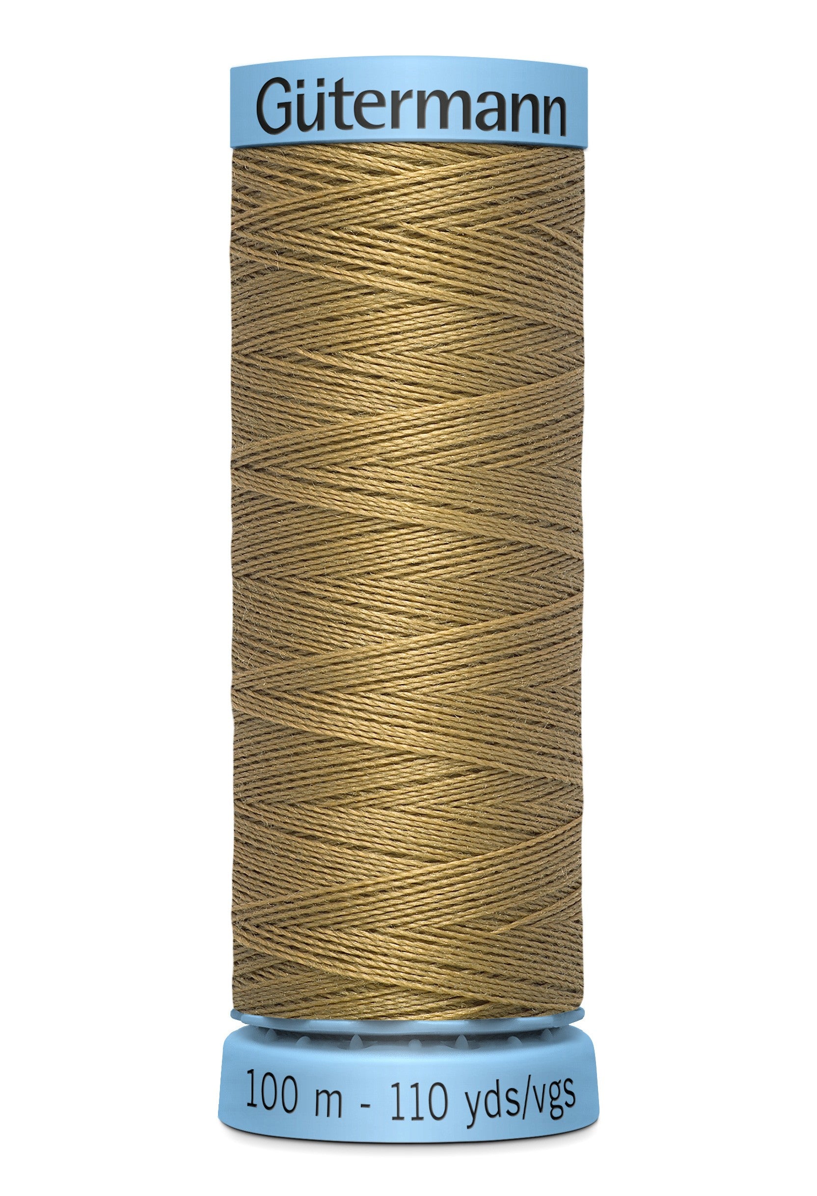 Gutermann 30wt Silk Thread 0453 Camel 110yd