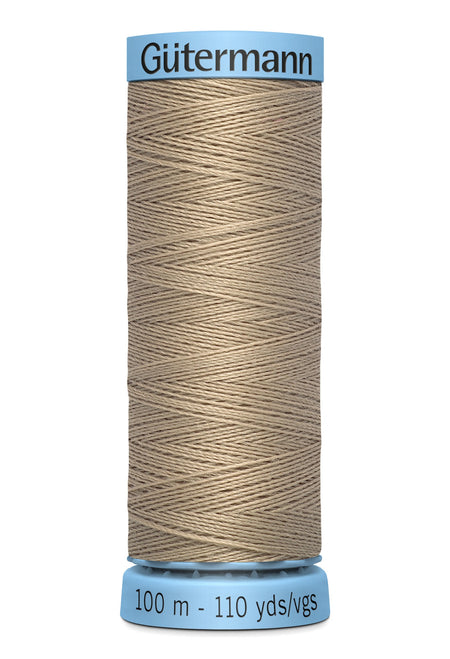 Gutermann 30wt Silk Thread 0464 Buff 110yd