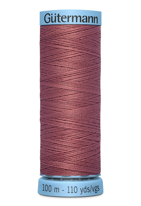 Gutermann 30wt Silk Thread 0474 Antique Rose 110yd