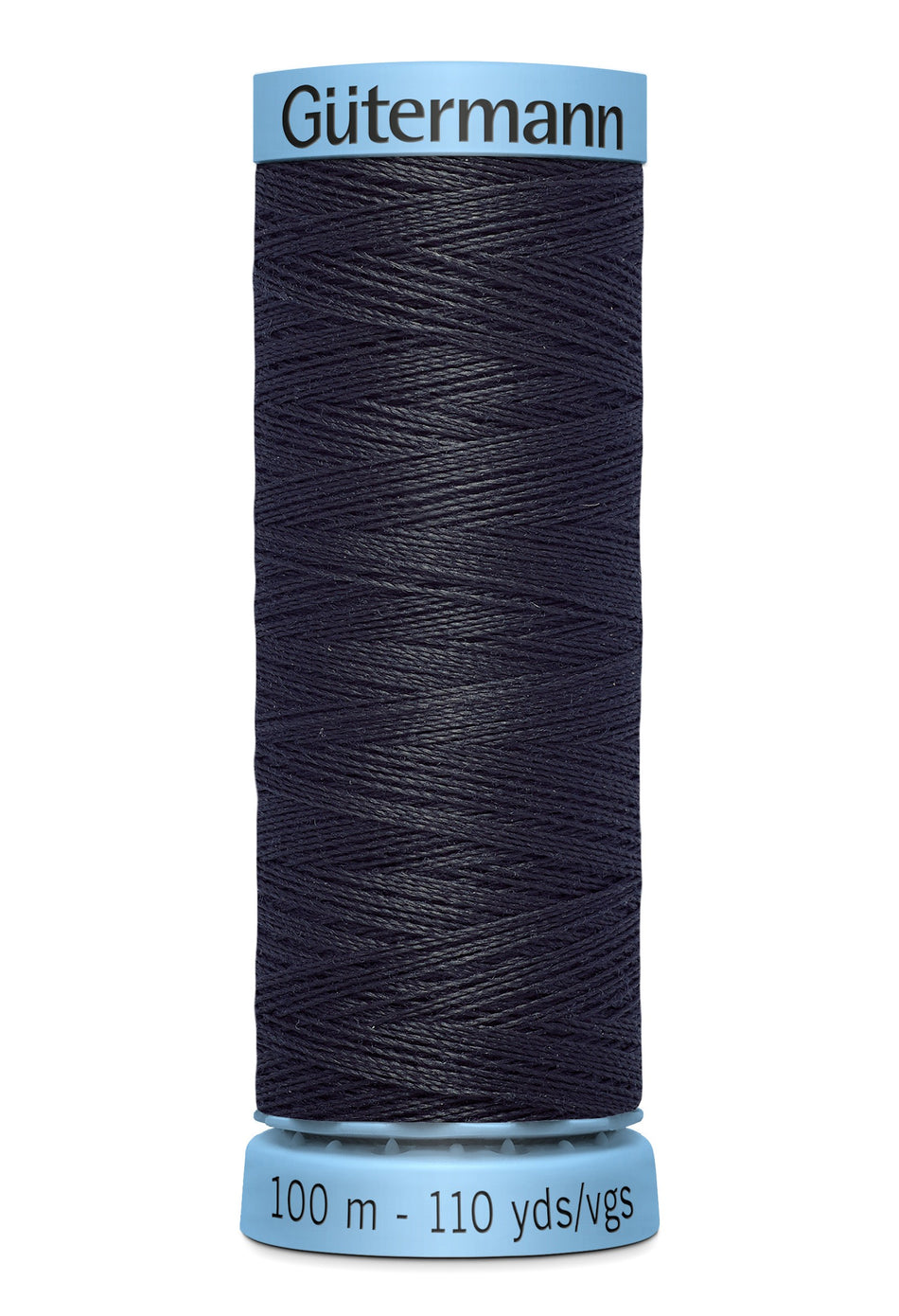 Gutermann 30wt Silk Thread 0542 Charcoal 110yd