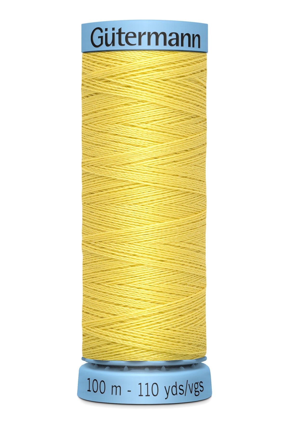 Gutermann 30wt Silk Thread 0580 Yellow 110yd