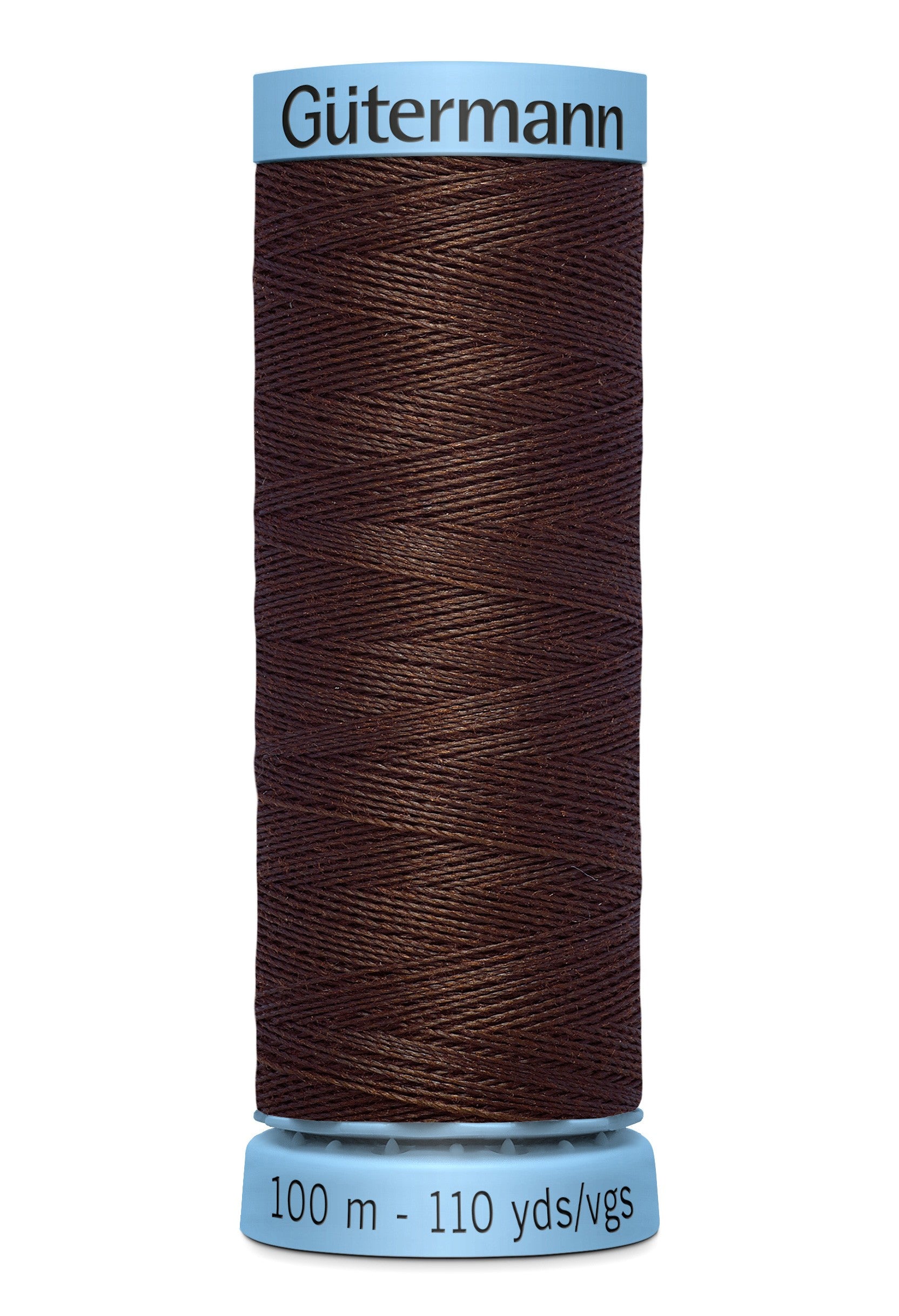 Gutermann 30wt Silk Thread 0694 Coffee 110yd