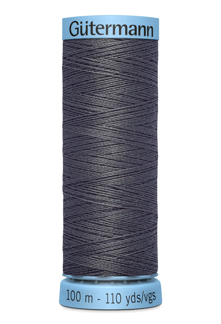 Gutermann 30wt Silk Thread 0702 Slate 110yd