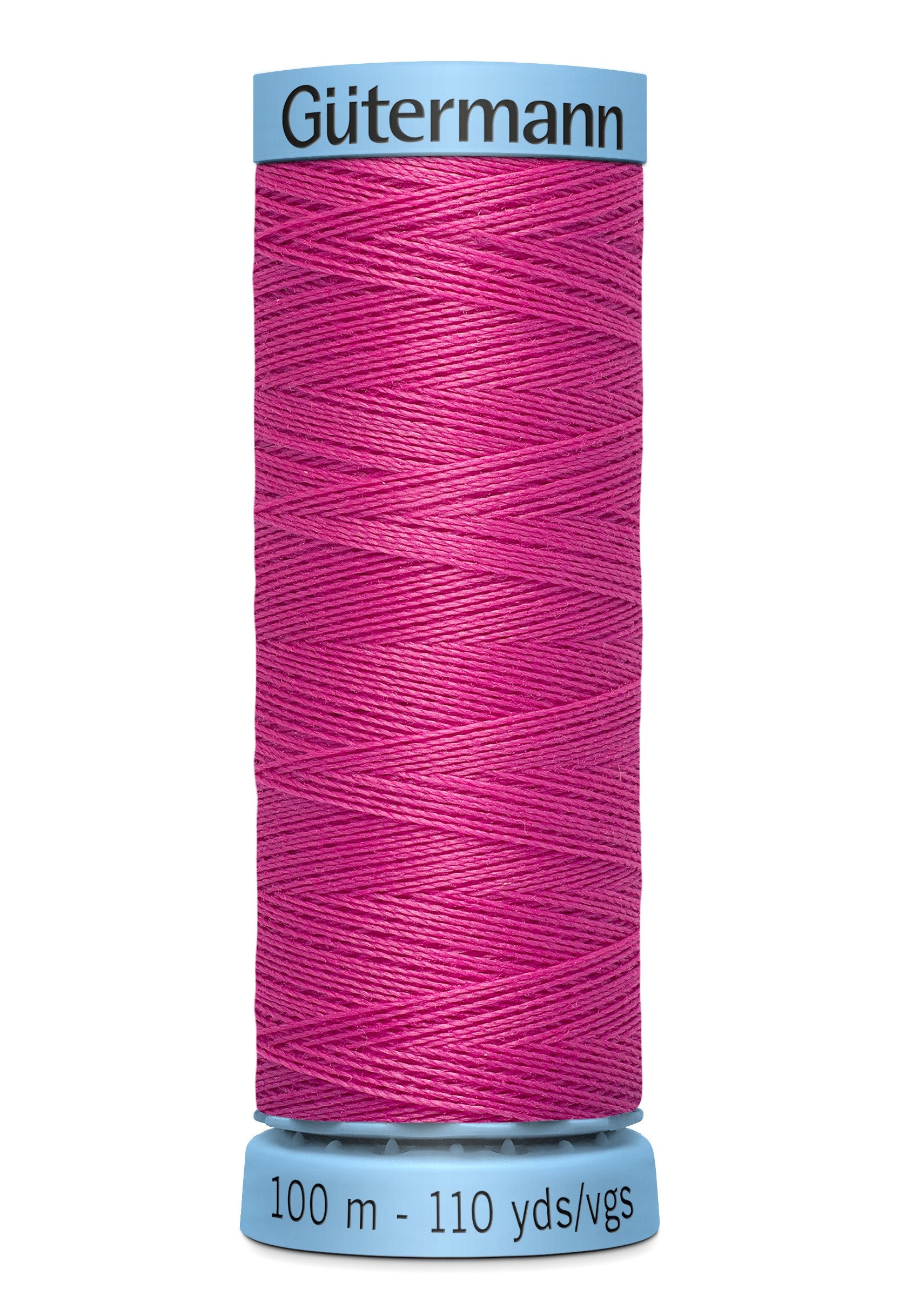 Gutermann 30wt Silk Thread 0733 Bright Pink 110yd