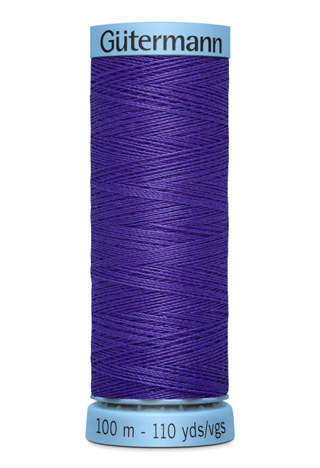 Gutermann 30wt Silk Thread 0810 Grape 110yd