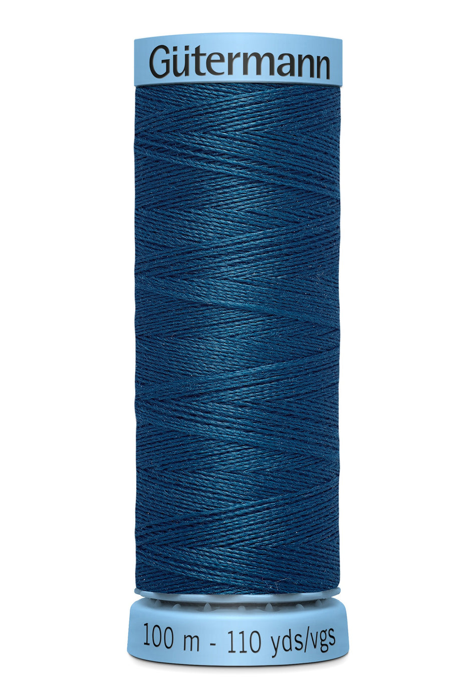 Gutermann 30wt Silk Thread 0904 Deep Marina Blue 110yd