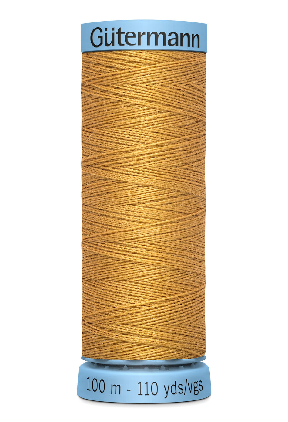 Gutermann 30wt Silk Thread 0968 Dark Yellow 110yd