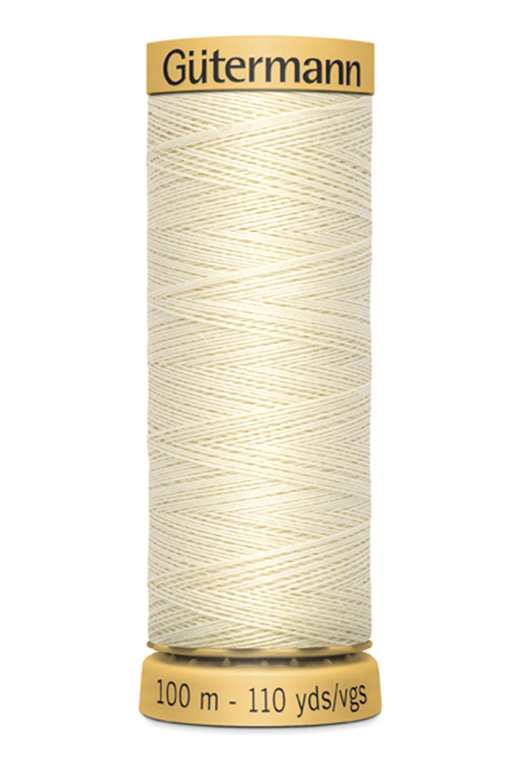 Gutermann Natural Cotton Thread 1320 Light Cream 110yd