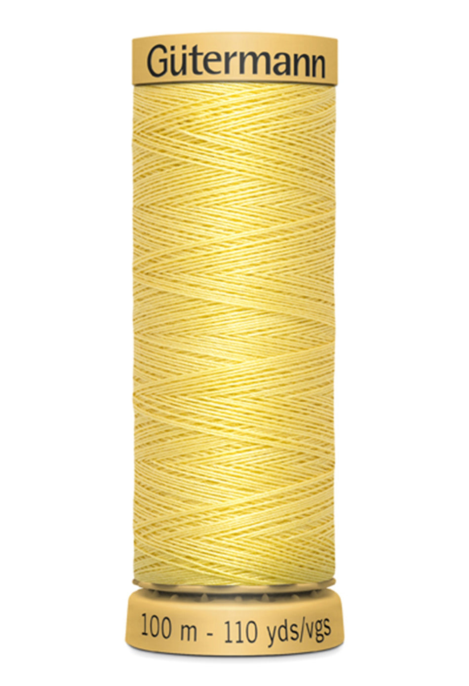 Gutermann Natural Cotton Thread 1410 Light Yellow 110yd