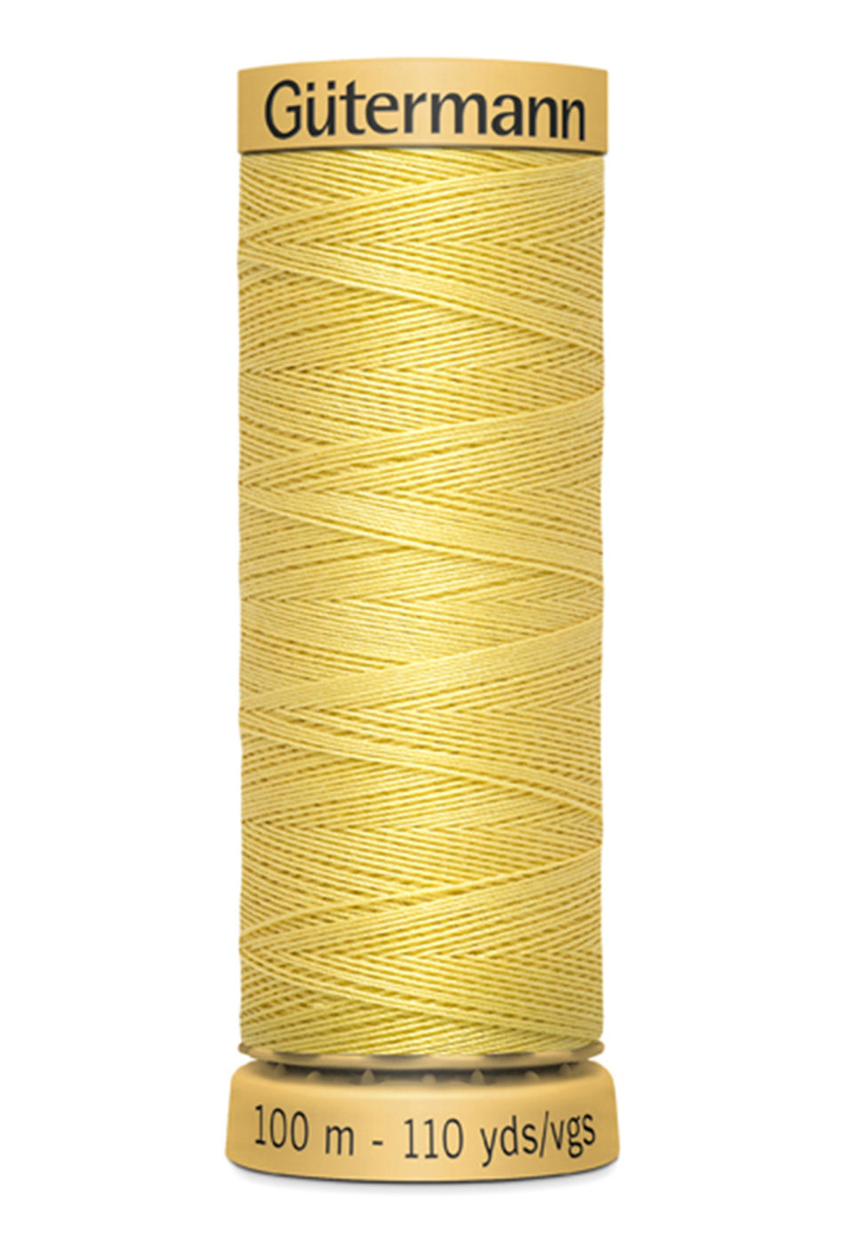 Gutermann Natural Cotton Thread 1600 Yellow 110yd