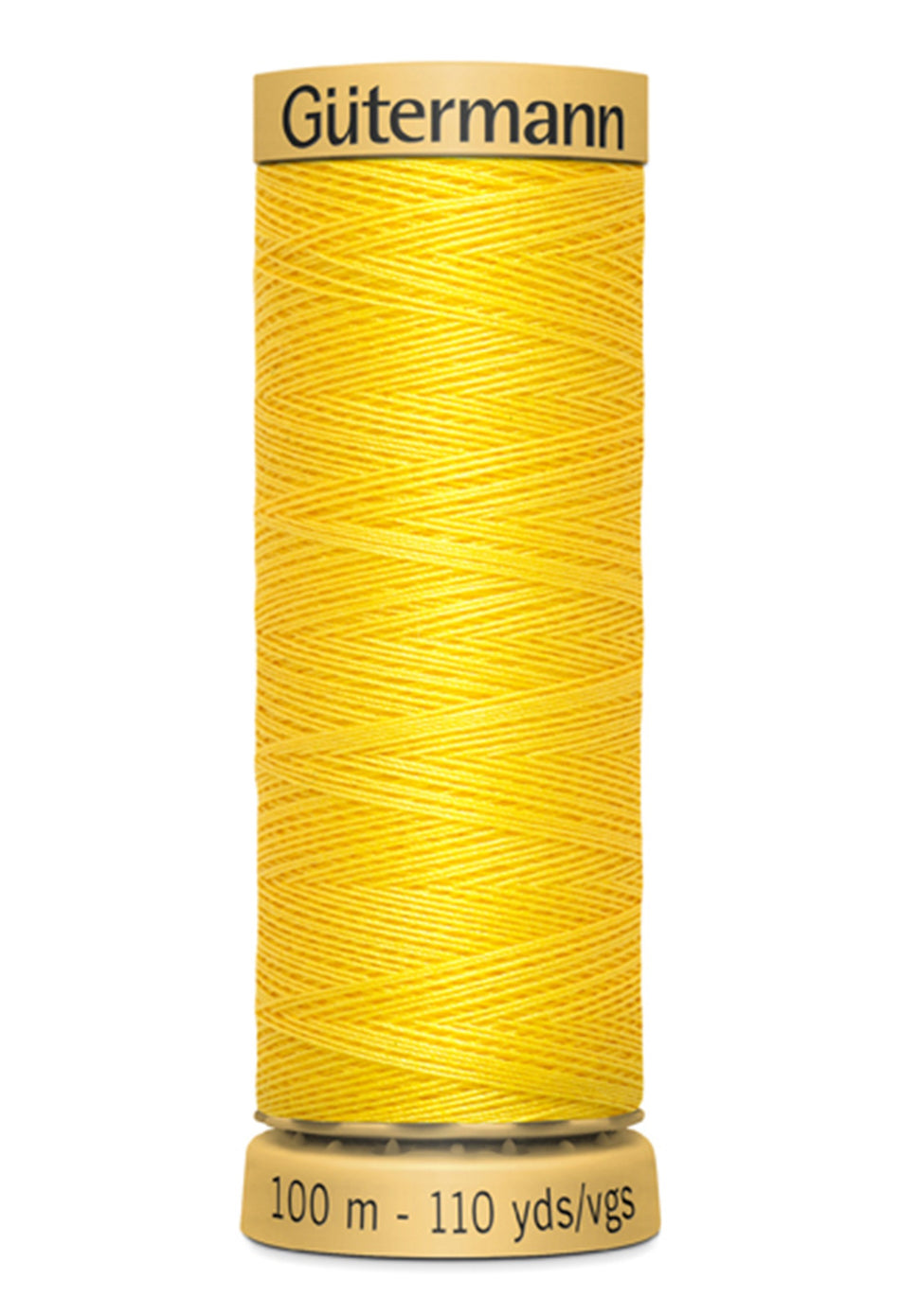 Gutermann Natural Cotton Thread 1640 Bright Yellow 110yd