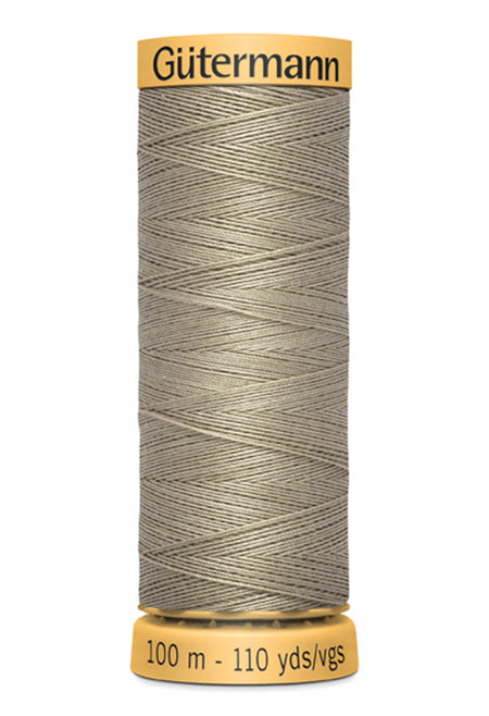 Gutermann Natural Cotton Thread 2700 Khaki 110yd