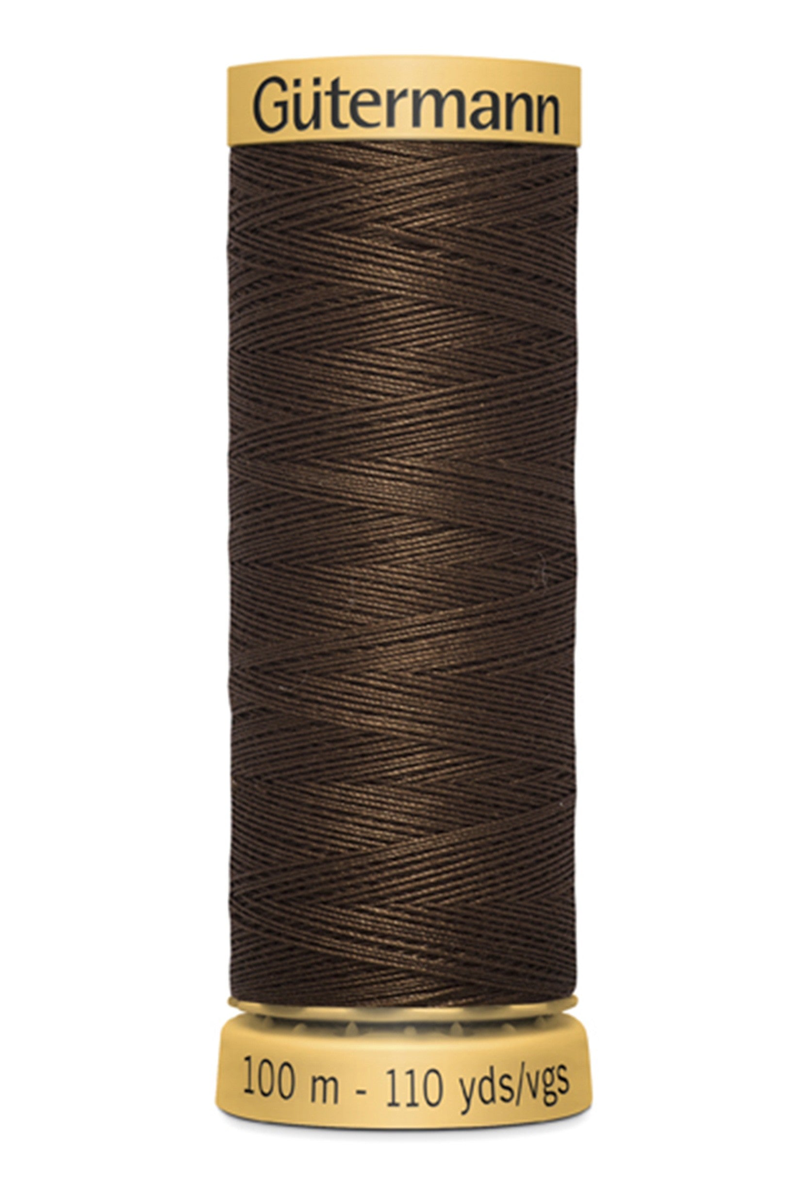 Gutermann Natural Cotton Thread Med Dark Brown #3080 – Red Rock Threads