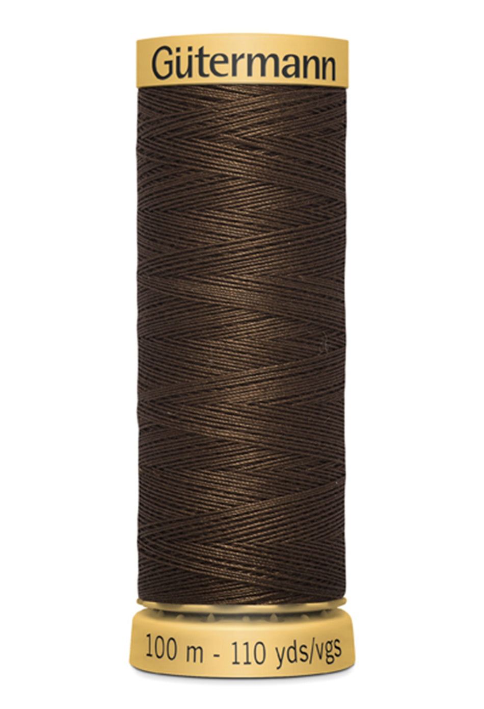 Gutermann Natural Cotton Thread 3080 Med Dark Brown 110yd