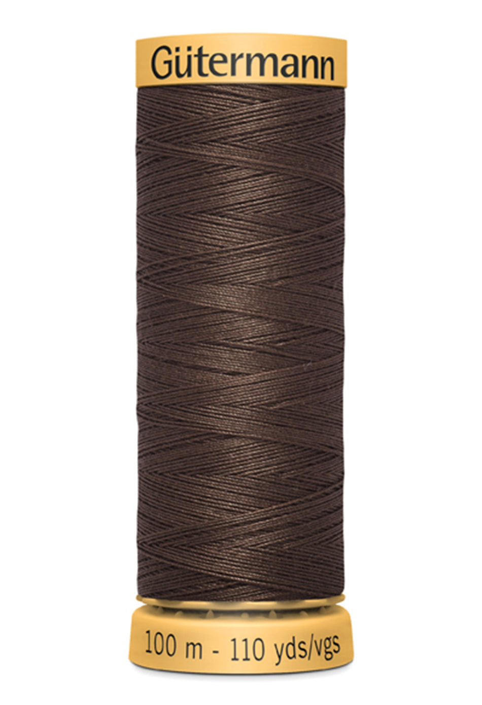 Gutermann Natural Cotton Thread 3110 Dark Brown 110yd