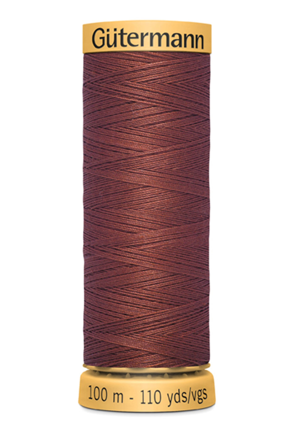 Gutermann Natural Cotton Thread 4820 Rust Red 110yd