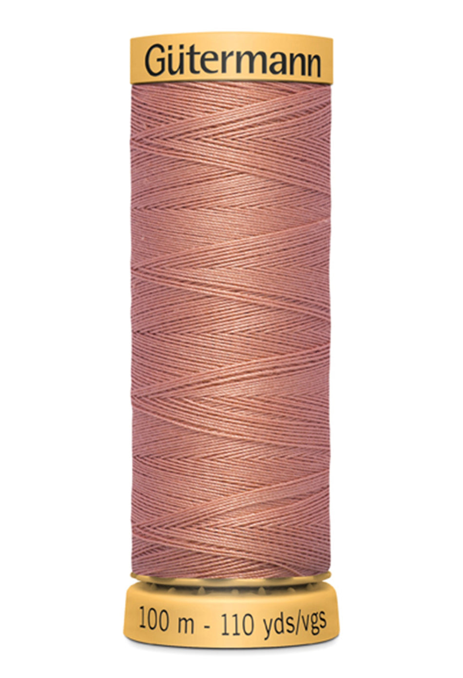 Gutermann Natural Cotton Thread 4860 Coral Rust 110yd