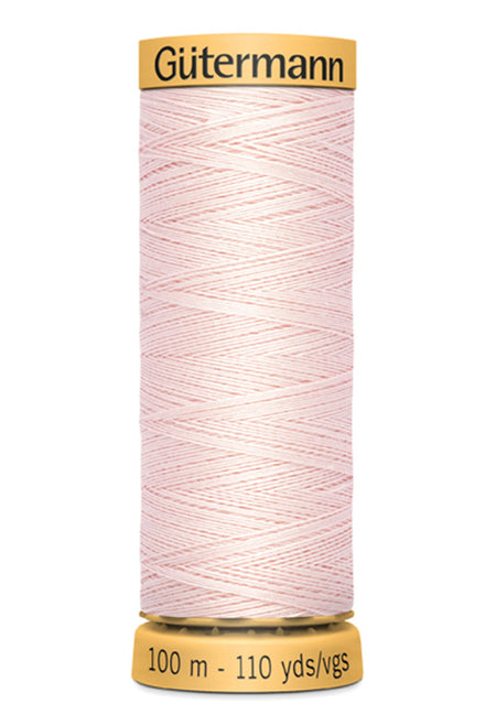 Gutermann Natural Cotton Thread 5050 Very Pale Pink 110yd