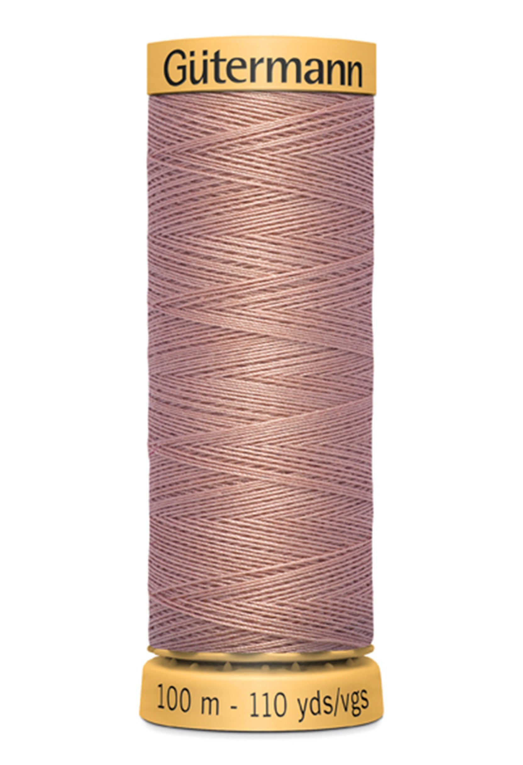 Gutermann Natural Cotton Thread 5410 Almond Pink 110yd