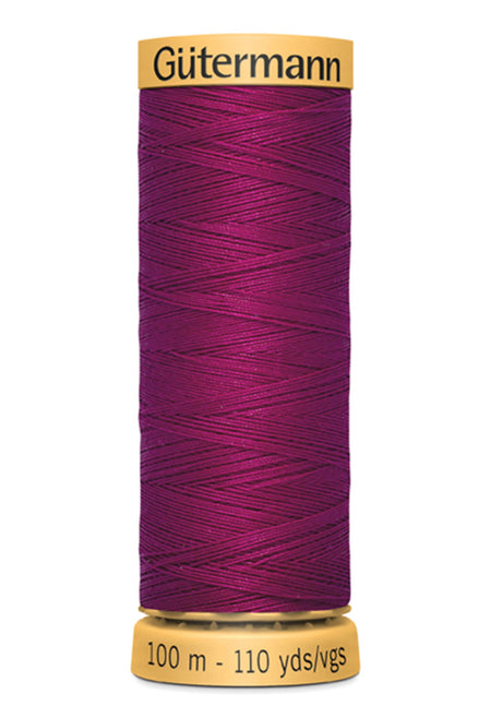 Gutermann Natural Cotton Thread 5860 Magenta 110yd