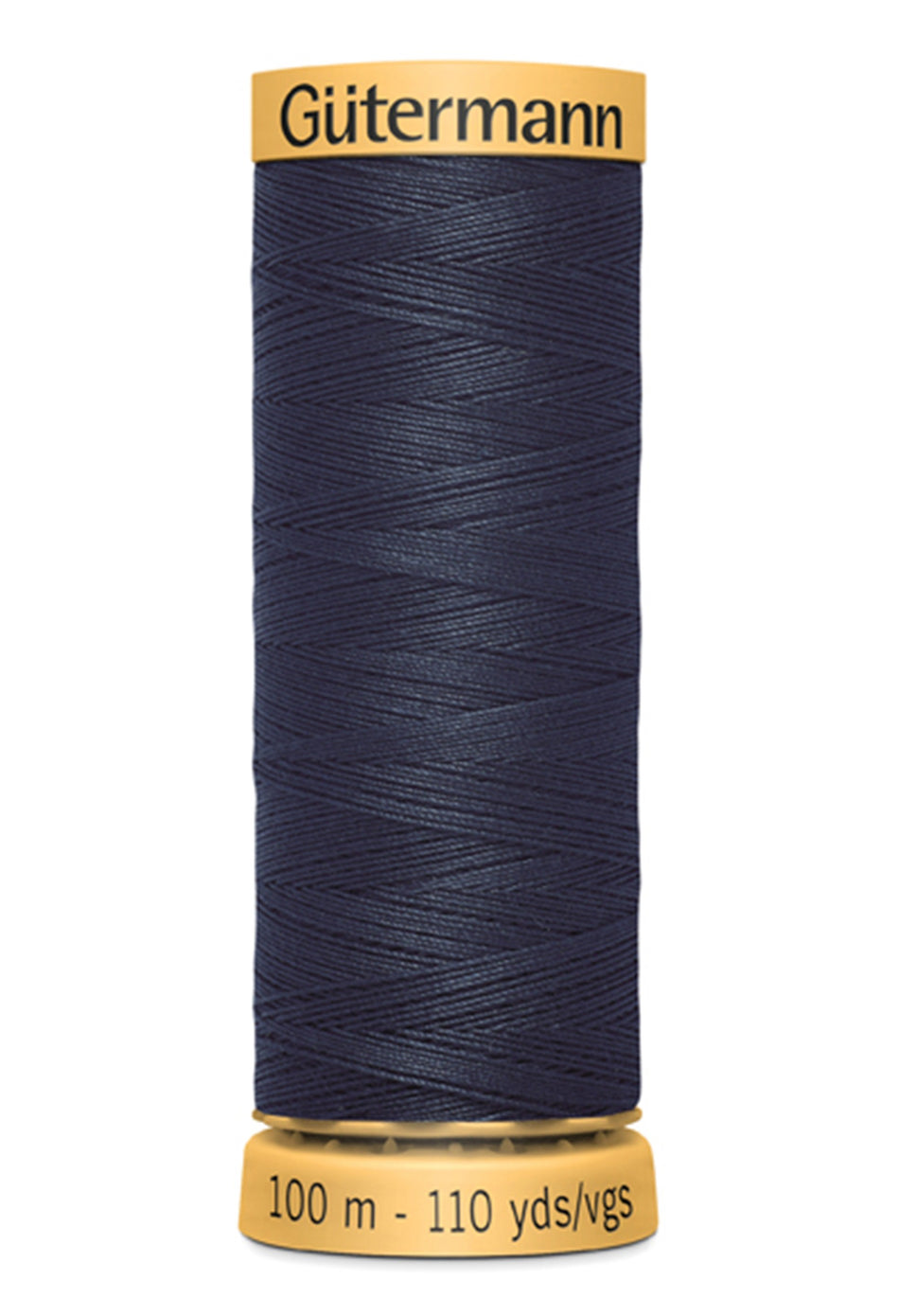 Gutermann Natural Cotton Thread 6210 Blue Black 110yd