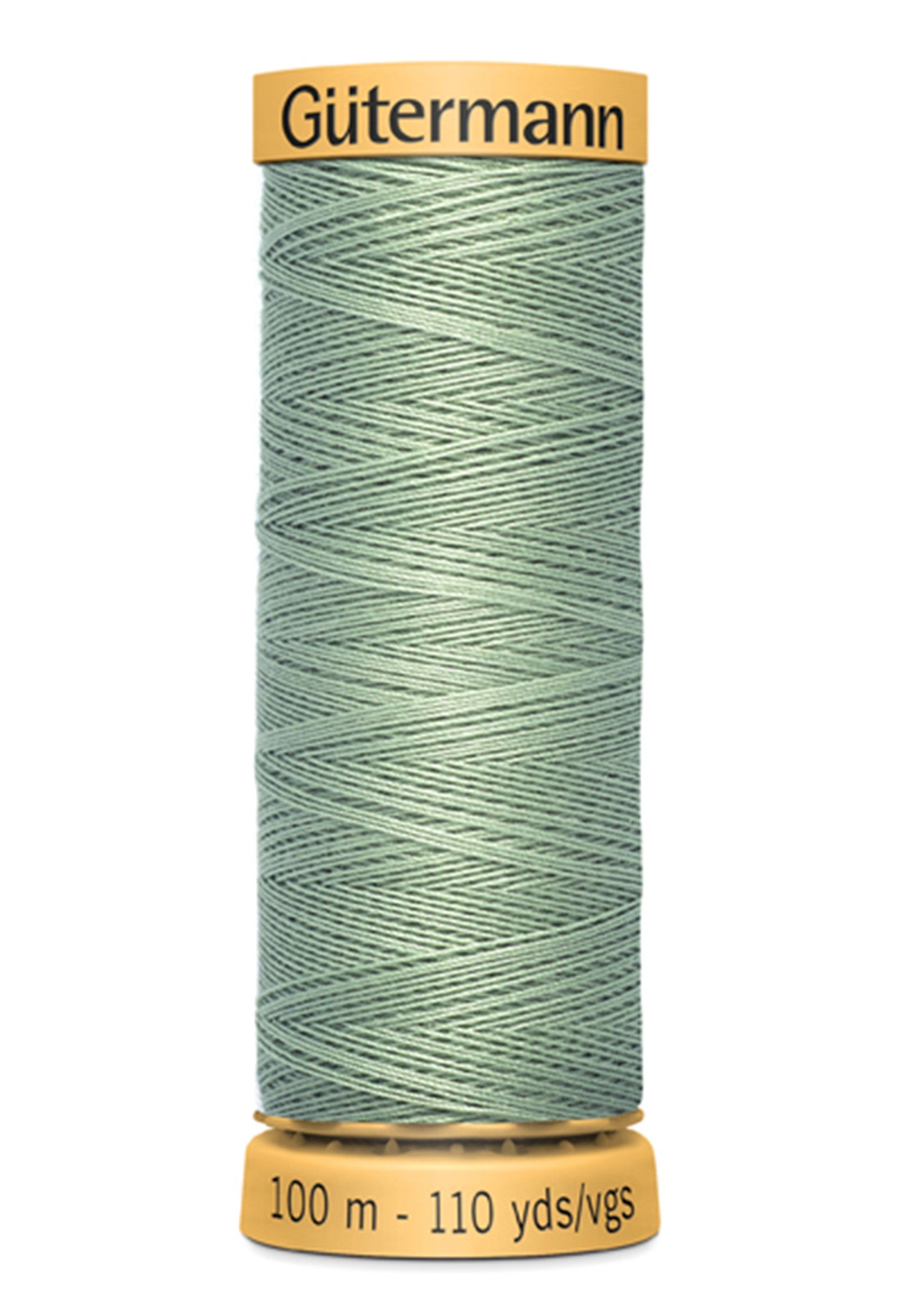 Gutermann Natural Cotton Thread 7970 Light Moss Green 110yd