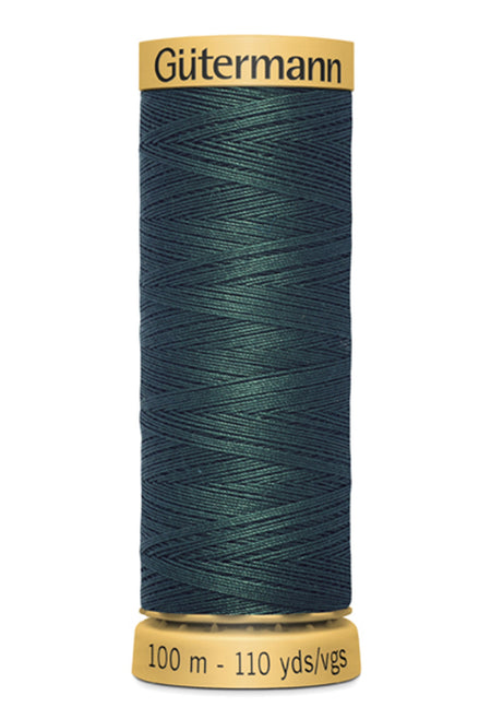 Gutermann Natural Cotton Thread 8100 Dark Spinach 110yd