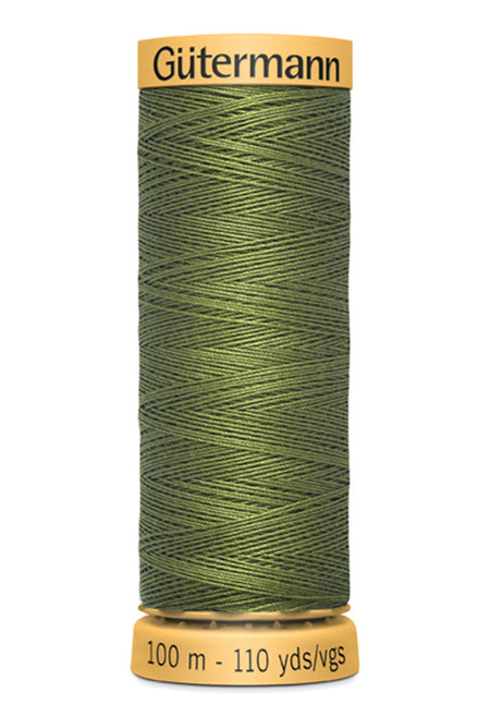 Gutermann Natural Cotton Thread 8740 Olive 110yd