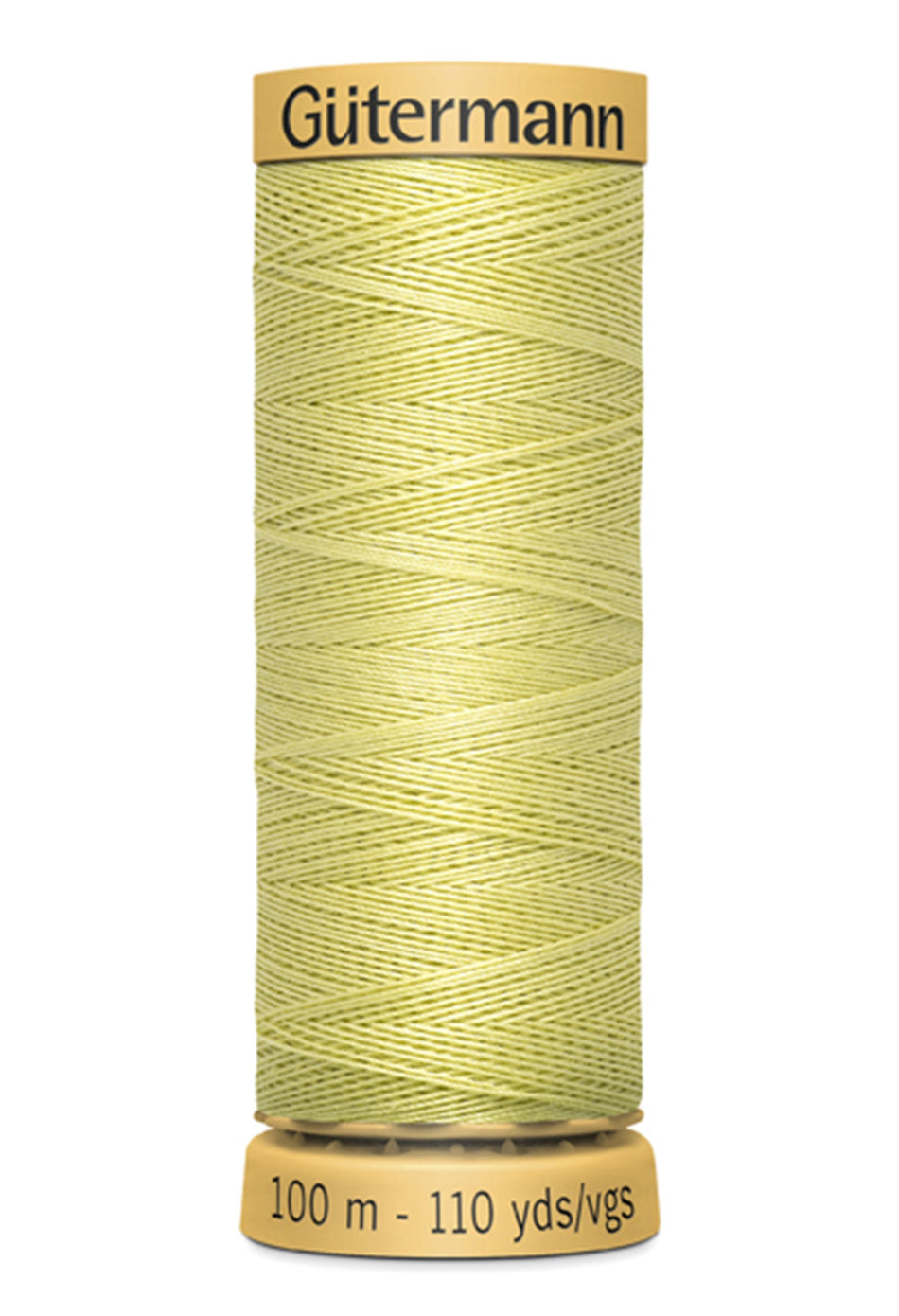 Gutermann Natural Cotton Thread 8915 Light Yellow Green 110yd