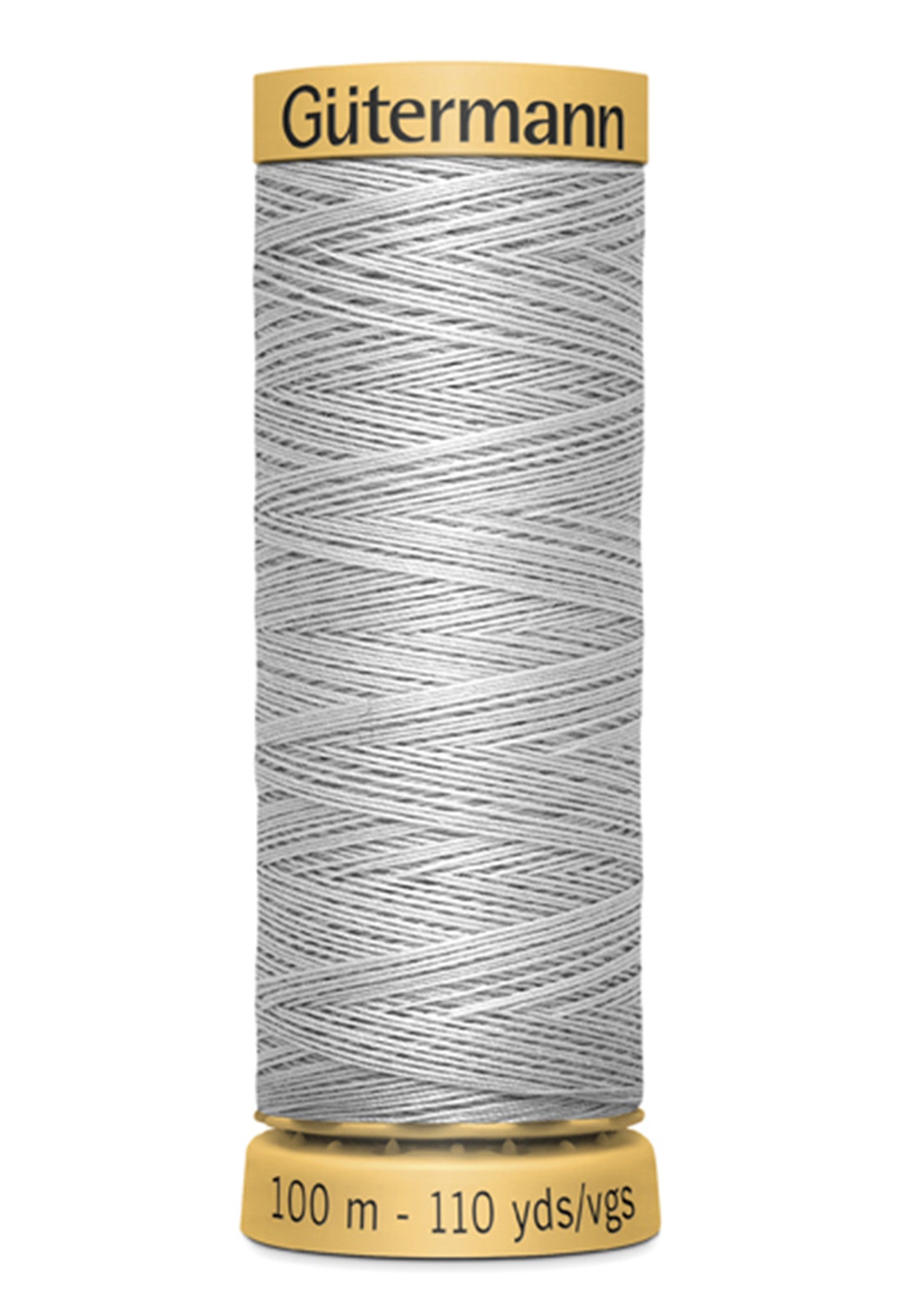 Gutermann Natural Cotton Thread 9045 Light Nickel 110yd