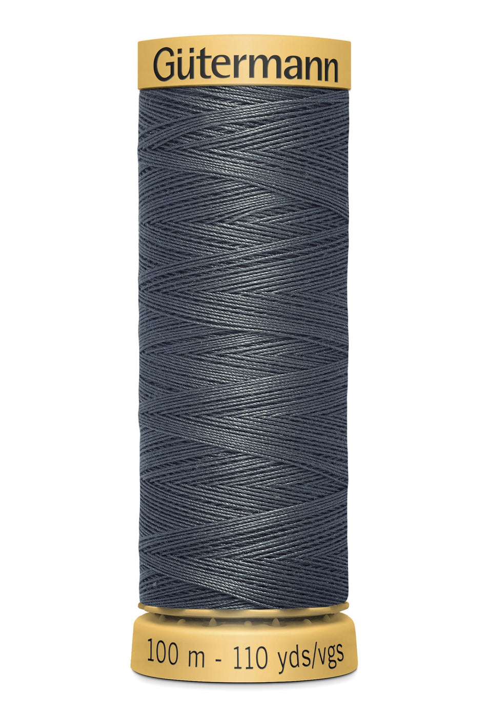 Gutermann Natural Cotton Thread 9430 Graphite 110yd