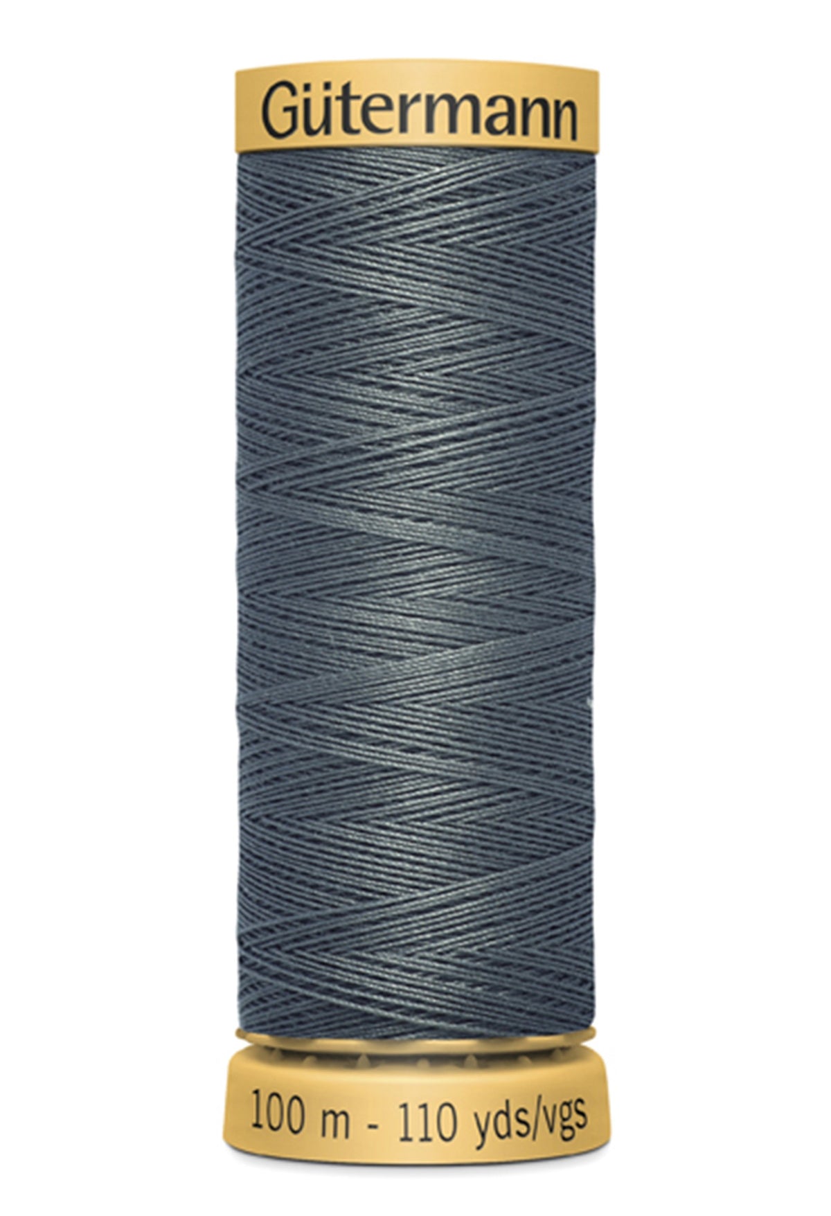 Gutermann Natural Cotton Thread 9500 Charcoal 110yd