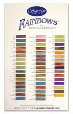 Superior Micro Quilter Real Thread Chart – Red Rock Threads