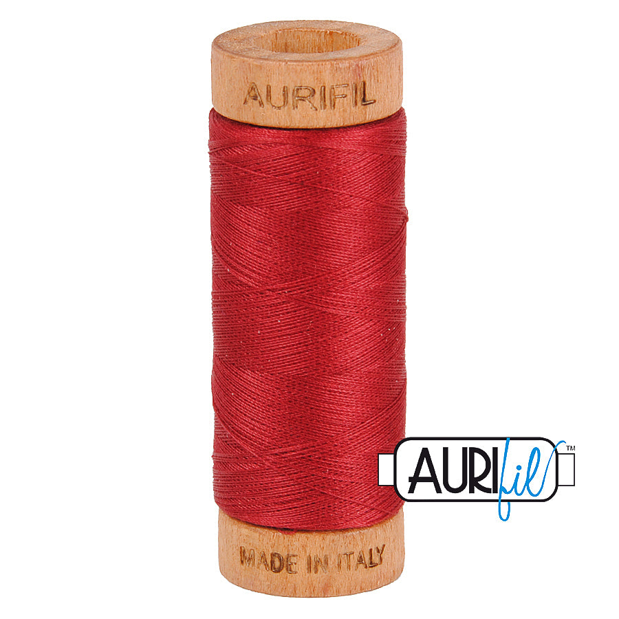 1103 Burgundy  - Aurifil 80wt Thread 300yd/274m