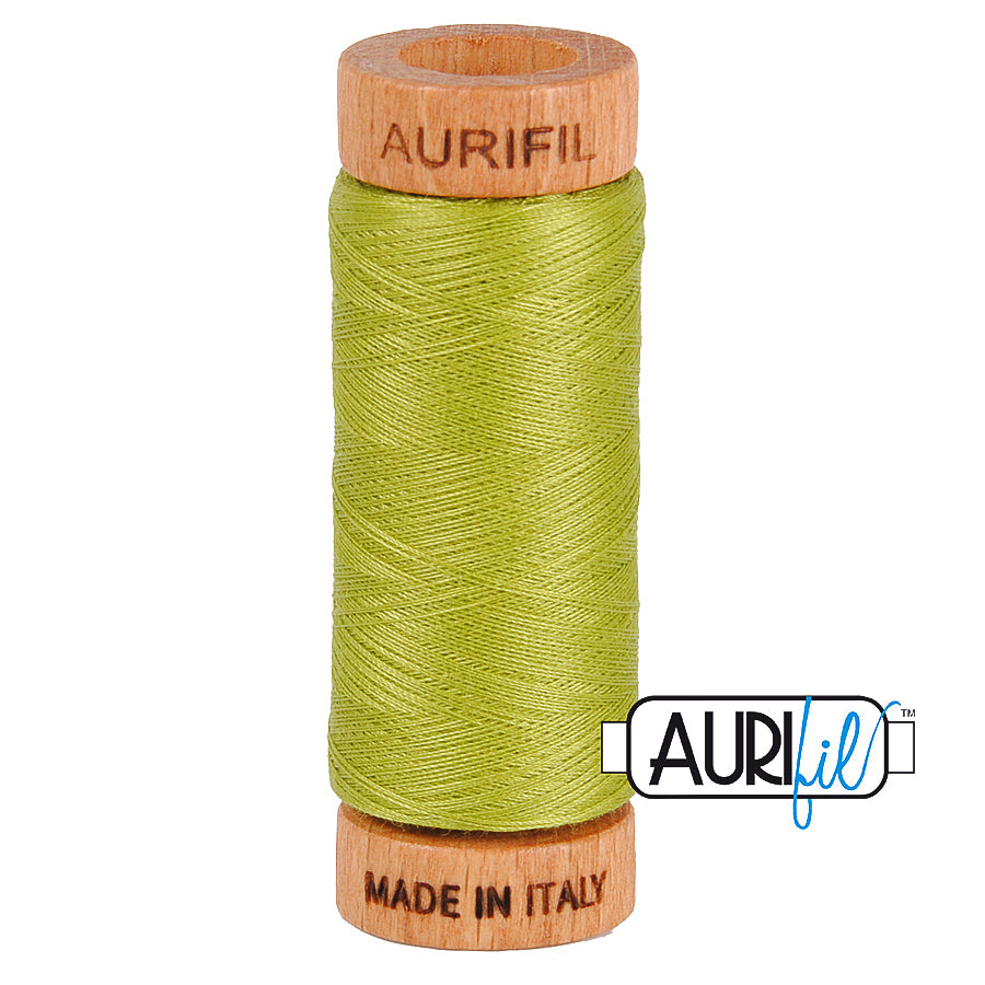 1147 Light Leaf Green  - Aurifil 80wt Thread 300yd/274m