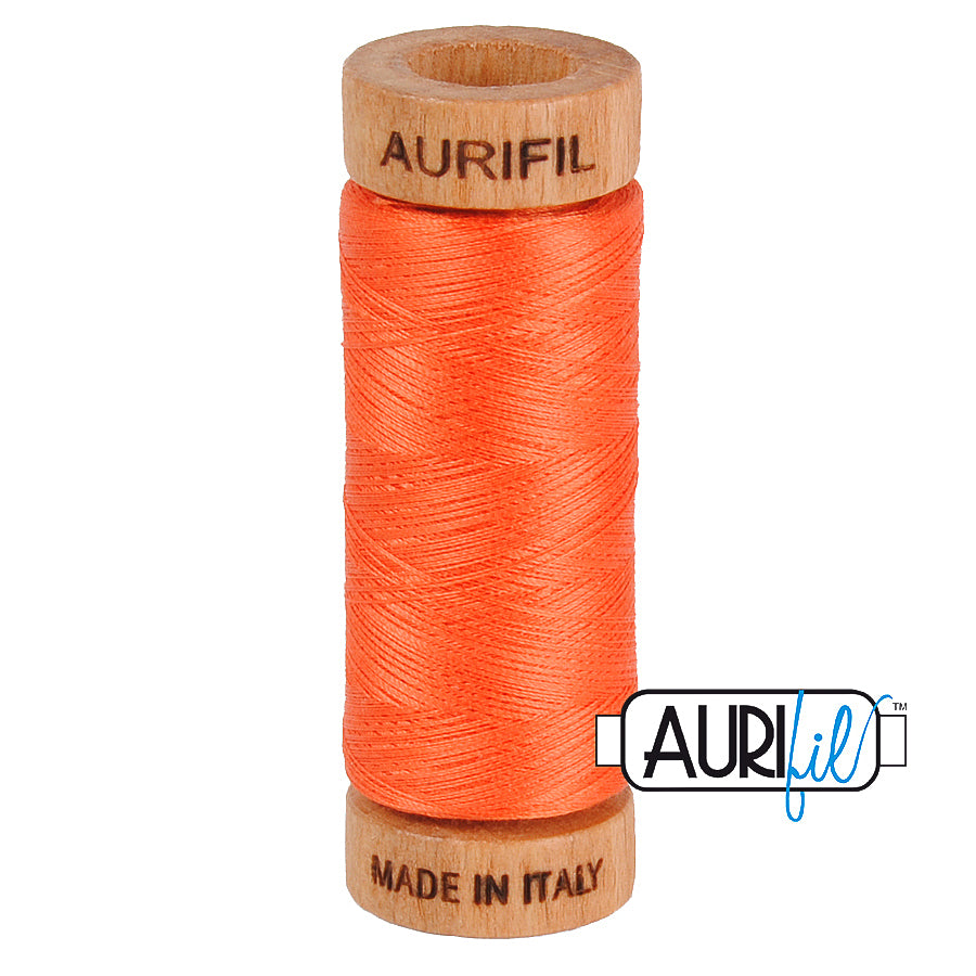 1154 Dusty Orange  - Aurifil 80wt Thread 300yd/274m