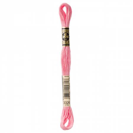 DMC 6 Strand Size 25 Floss #3326 Light Rose