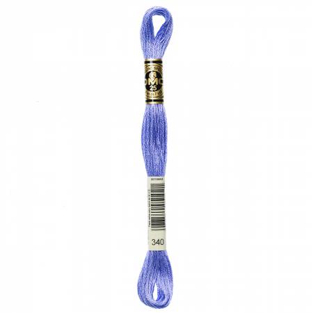 DMC 6 Strand Size 25 Floss #0340 Medium Blue Violet