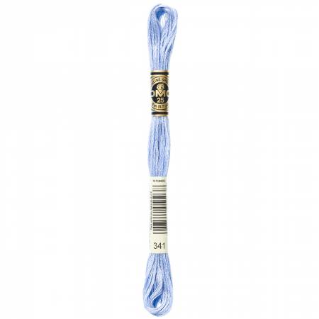 DMC 6 Strand Size 25 Floss #0341 Light Blue Violet