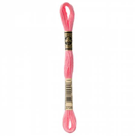 DMC 6 Strand Size 25 Floss #3708 Light Melon